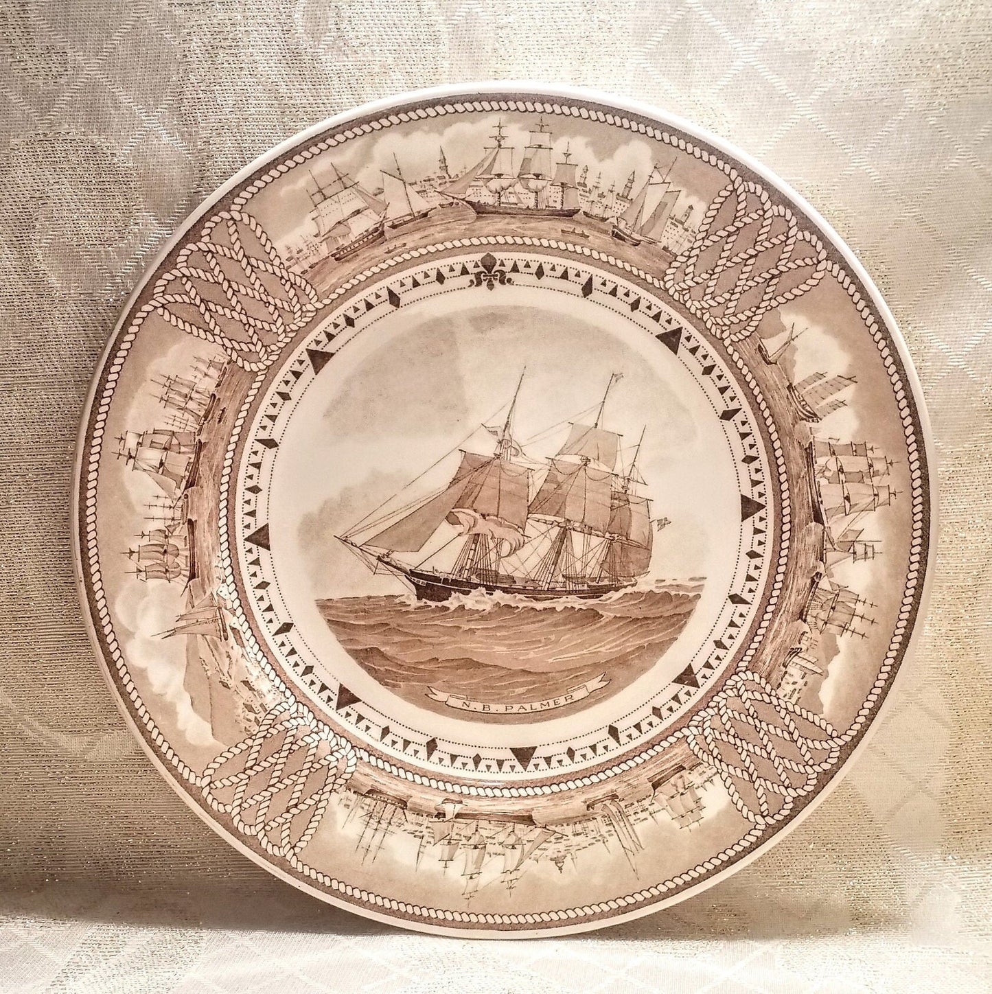 Wedgwood American Clipper Ship Plate: N.B. Palmer, Nautical Decor