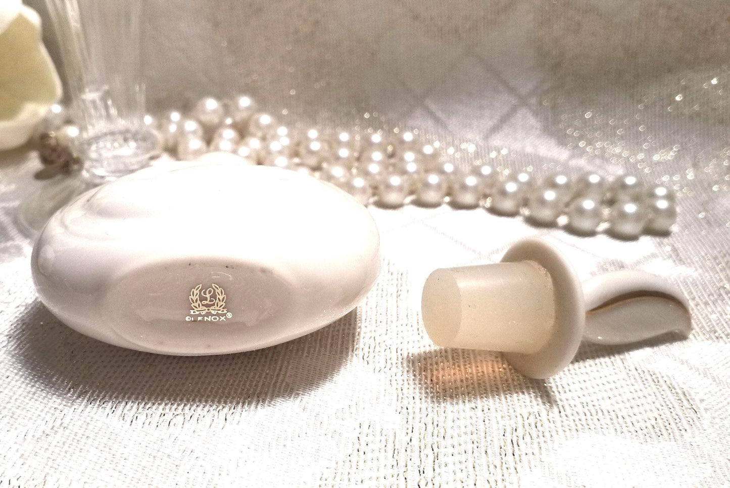 Vintage Lenox Swan Perfume Bottle And Handcrafted Egyptian Bottle Set And Always FREE Domestic SHIPPING For You