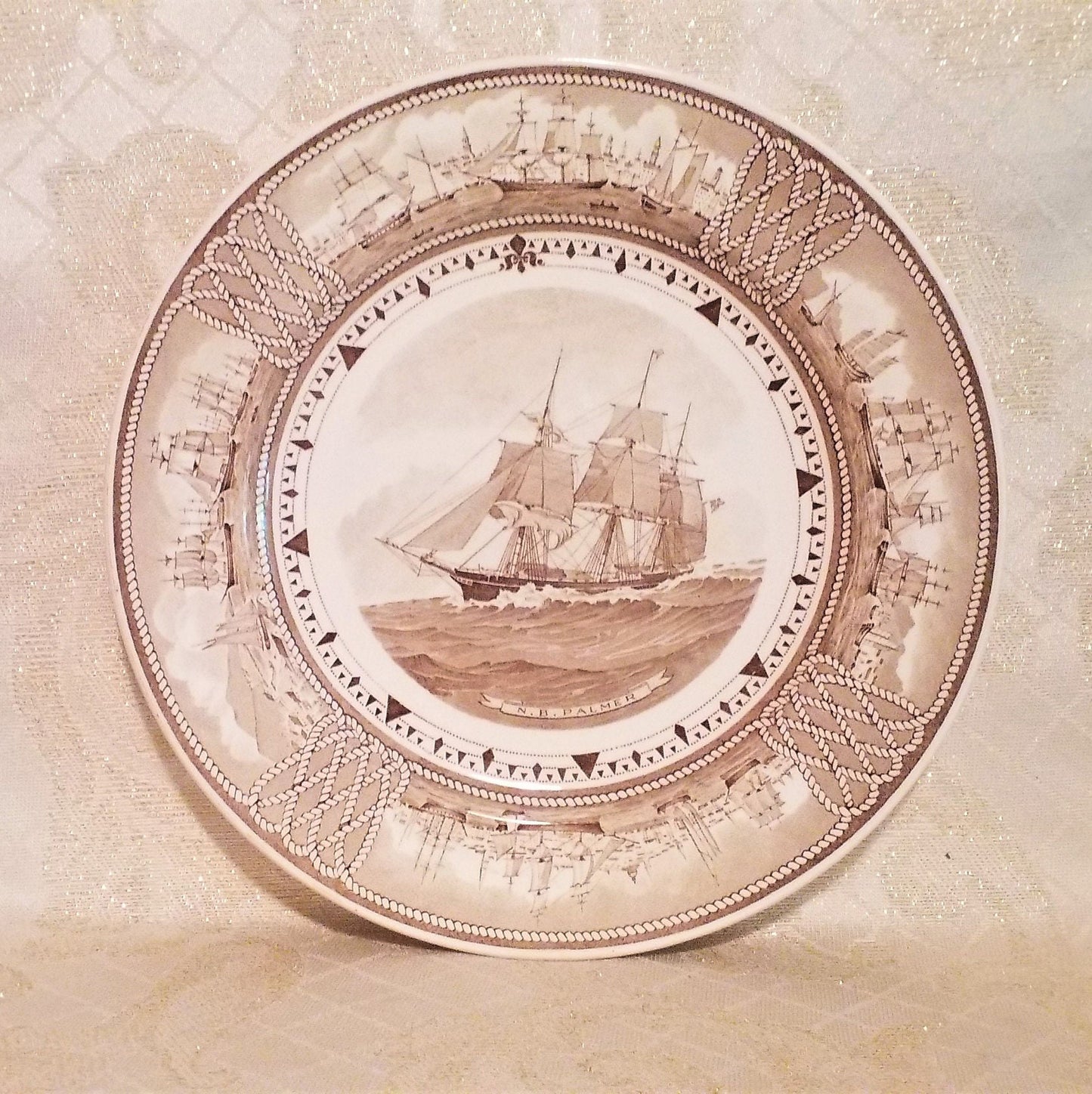 Wedgwood American Clipper Ship Plate: N.B. Palmer, Nautical Decor