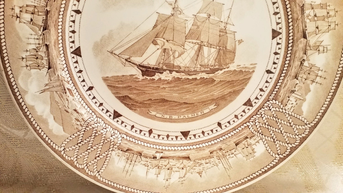 Wedgwood American Clipper Ship Plate: N.B. Palmer, Nautical Decor