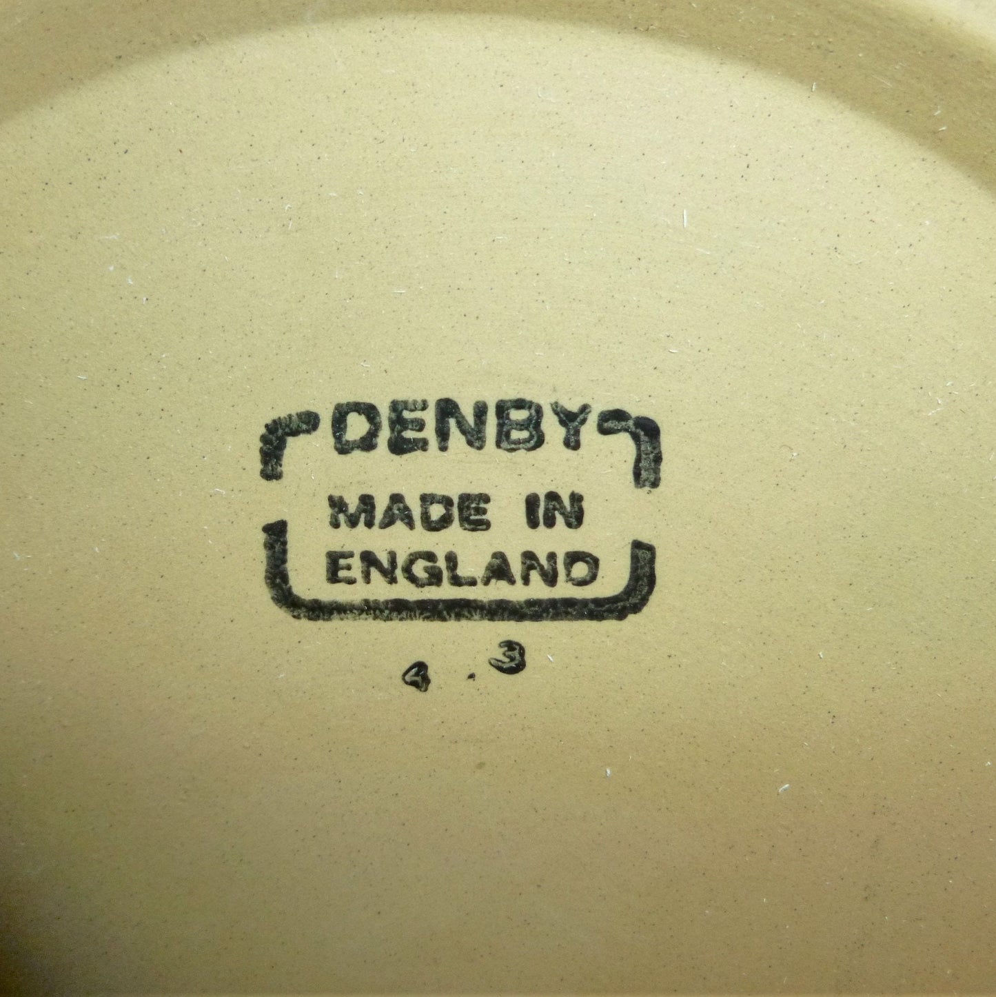 Denby Ironstone Bowl Set, England - Salad Bowl & Sauce Pan
