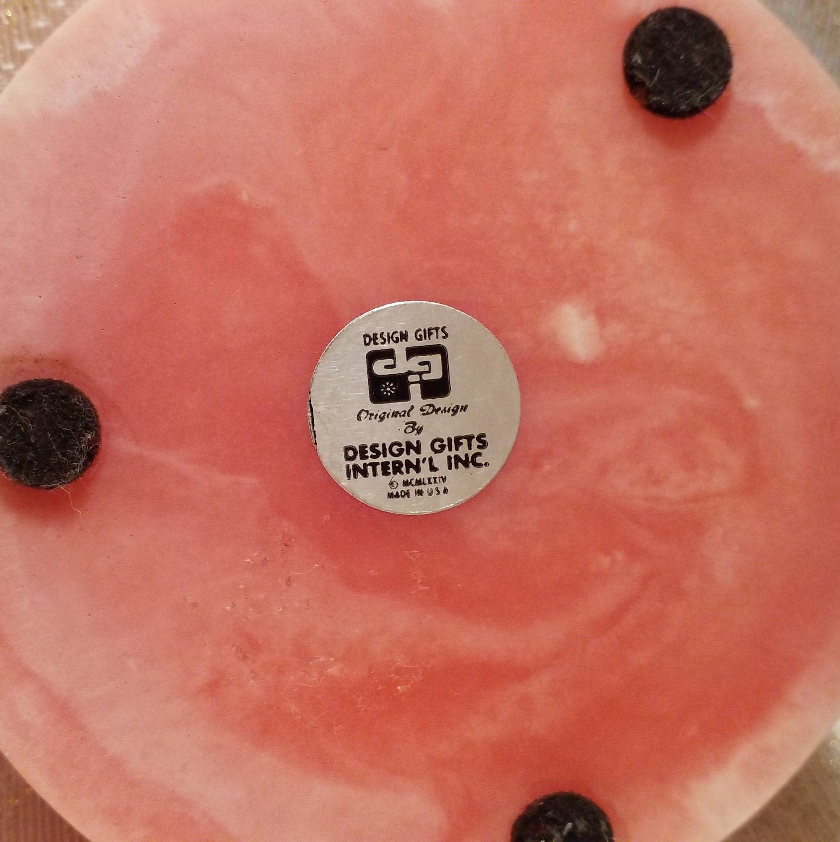 Vintage Incolay Style Trinket Boxes Floral Jewelry Holder Set Always FREE Domestic SHIPPING