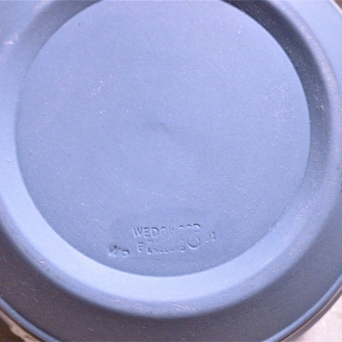 Wedgwood Blue Jasperware Bowl, Neoclassical Relief Design