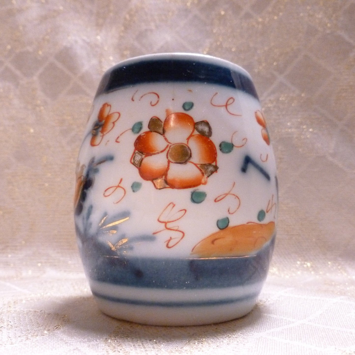 Gaudy Welsh Cottage Cup, Swansea Style, Farmhouse Decor