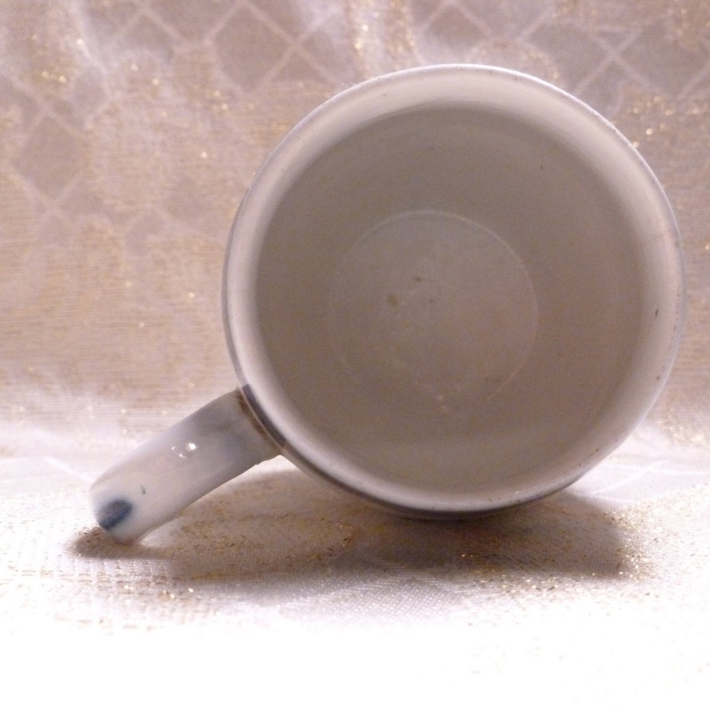 Gaudy Welsh Cottage Cup, Swansea Style, Farmhouse Decor