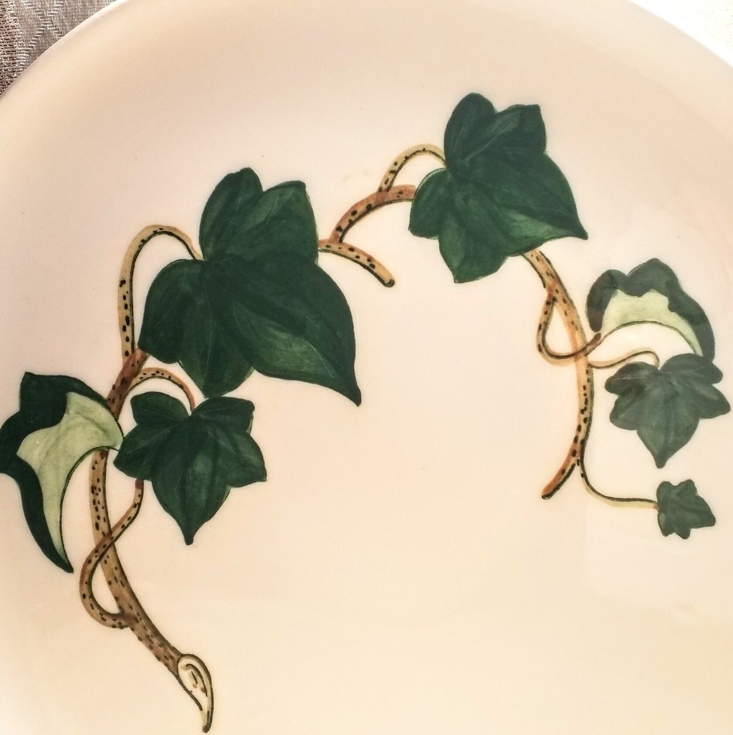 Vintage Metlox Poppy Trail Platter, California Ivy Chop Plate 13 Inch