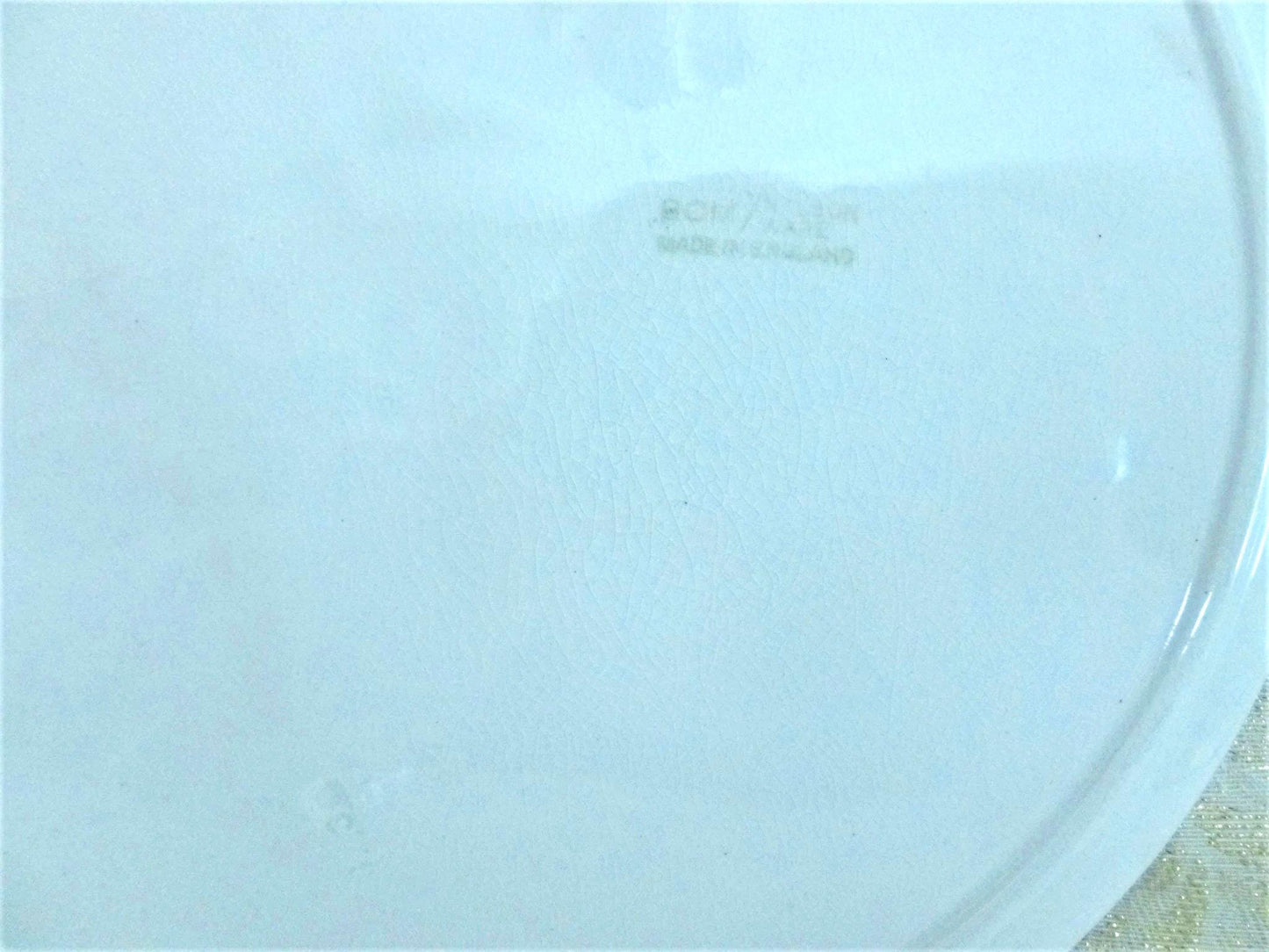 Vintage Lord Nelson Ware Divided Plate, Red Willow Staffordshire Collectible