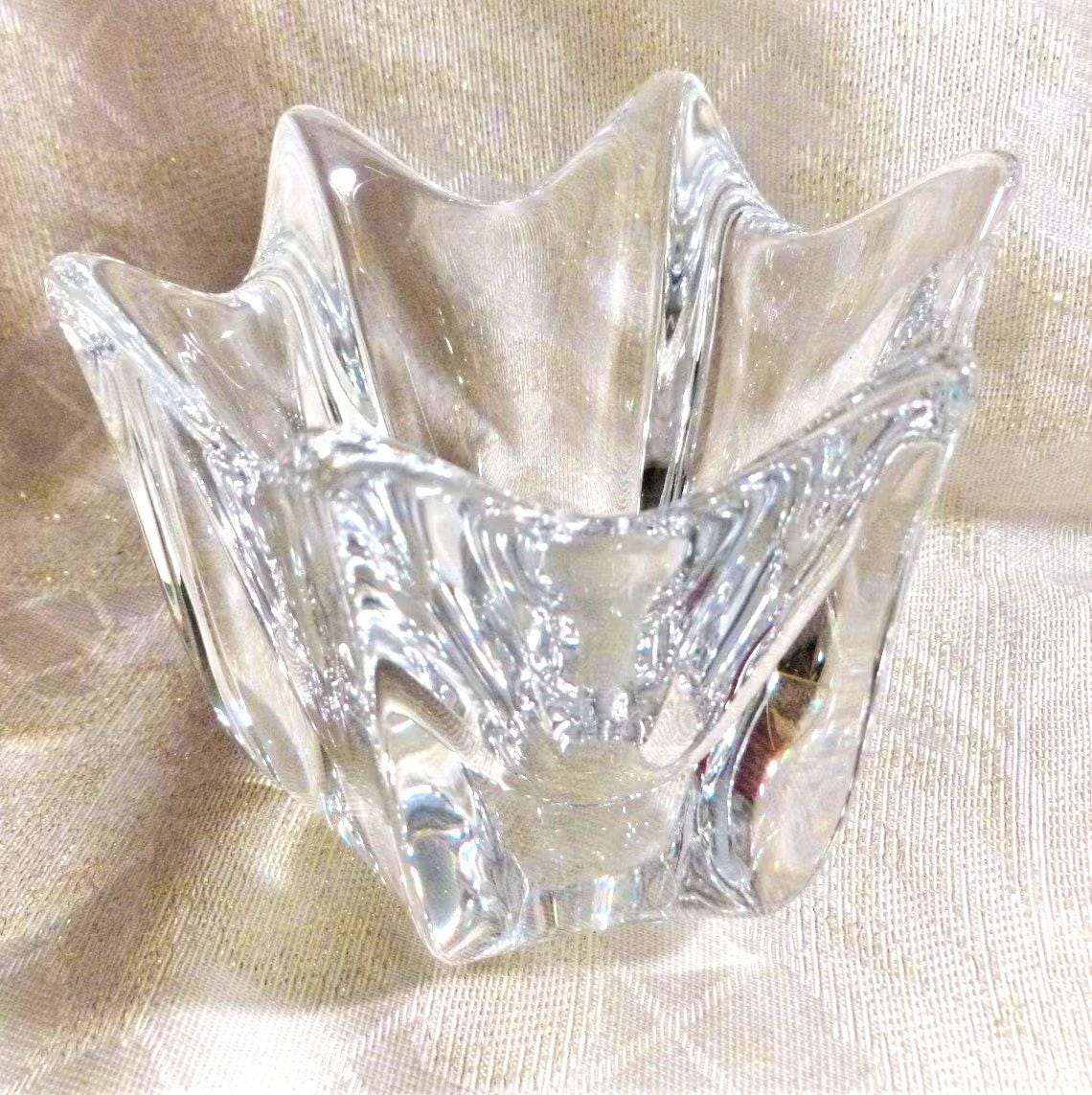 Orrefors Belle Crystal Tulip Bowl, Jan Johansson Design, NIB