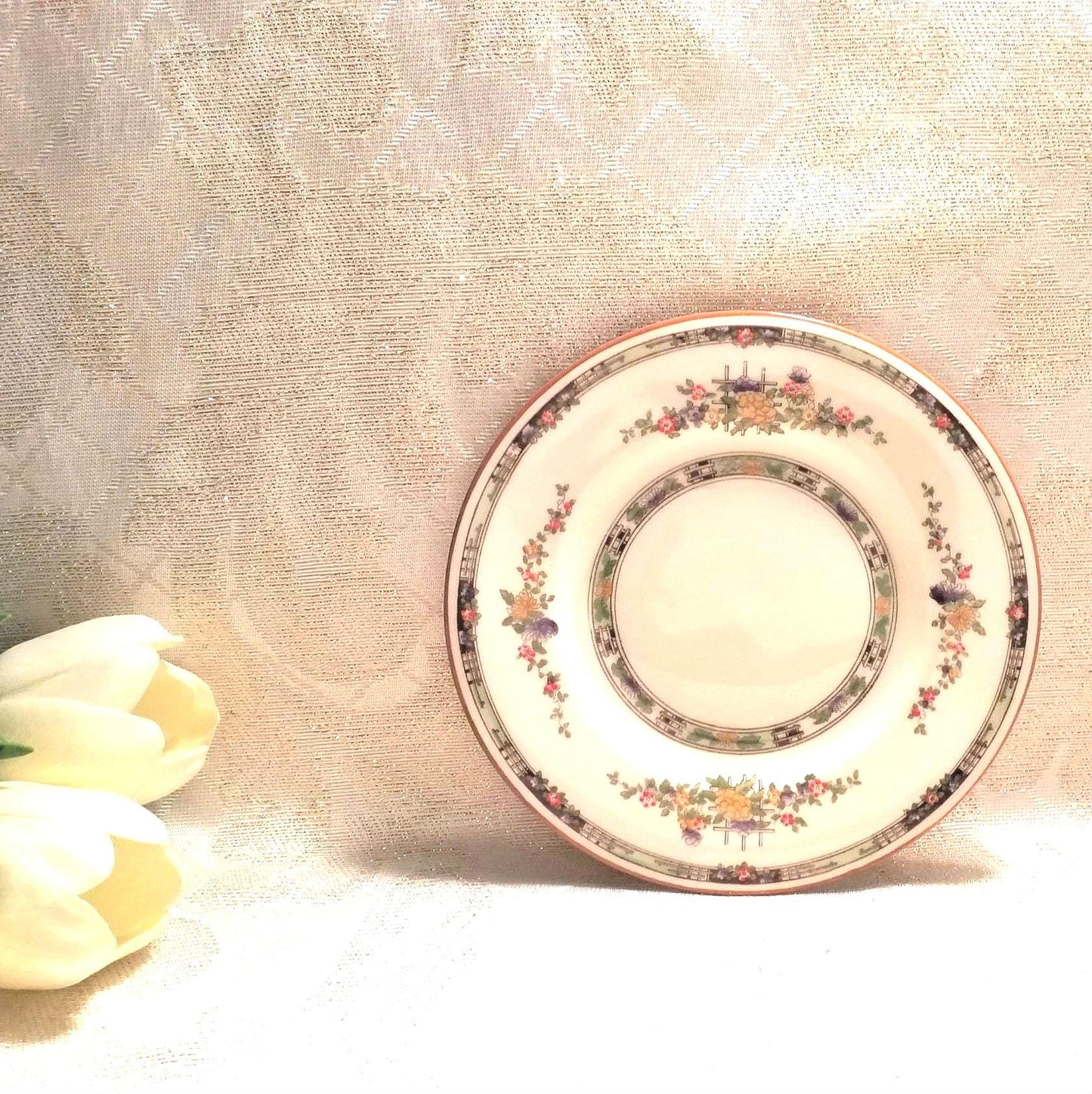 Royal Doulton Kenilworth China Set, Floral Moriage Design, Vintage 1926 (4-Piece)
