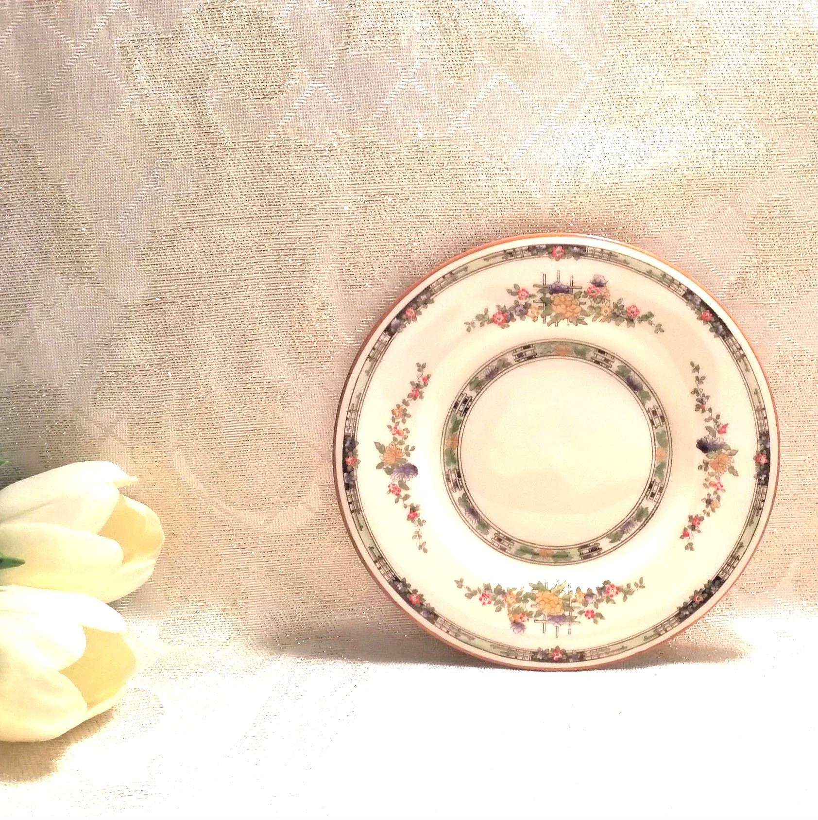 Royal Doulton Kenilworth China Set, Floral Moriage Design, Vintage 1926 (4-Piece)