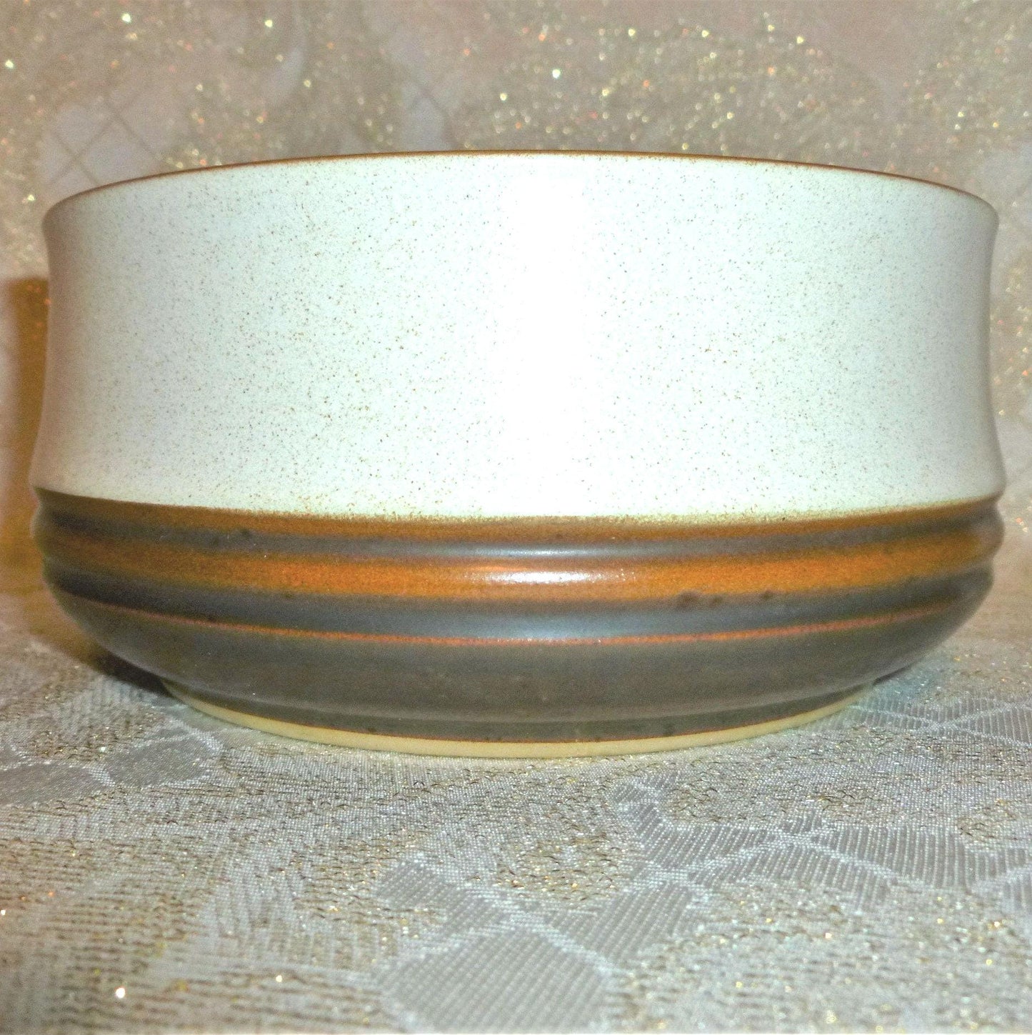 Denby Ironstone Bowl Set, England - Salad Bowl & Sauce Pan
