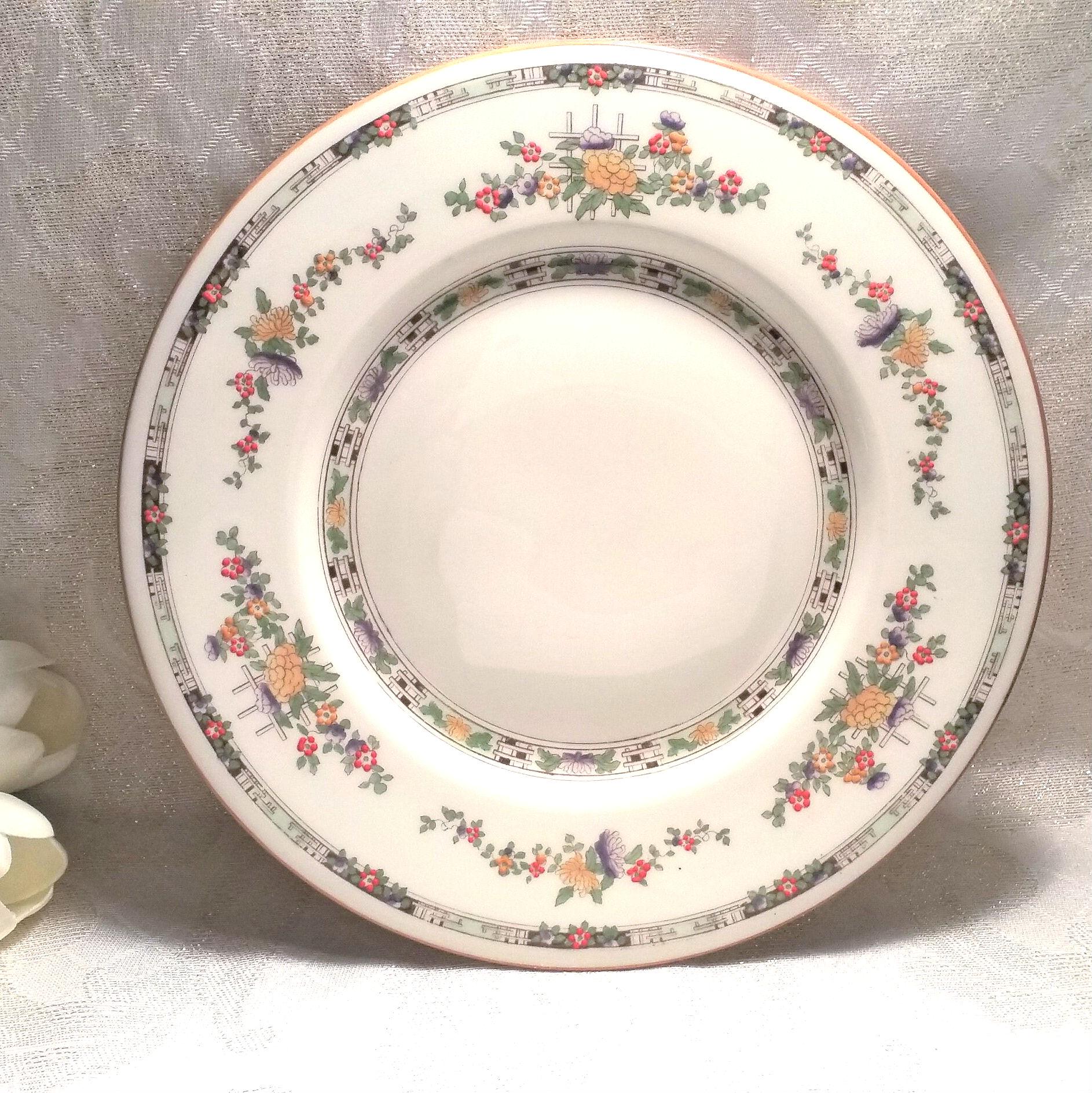 Royal Doulton Kenilworth China Set, Floral Moriage Design, Vintage 1926 (4-Piece)