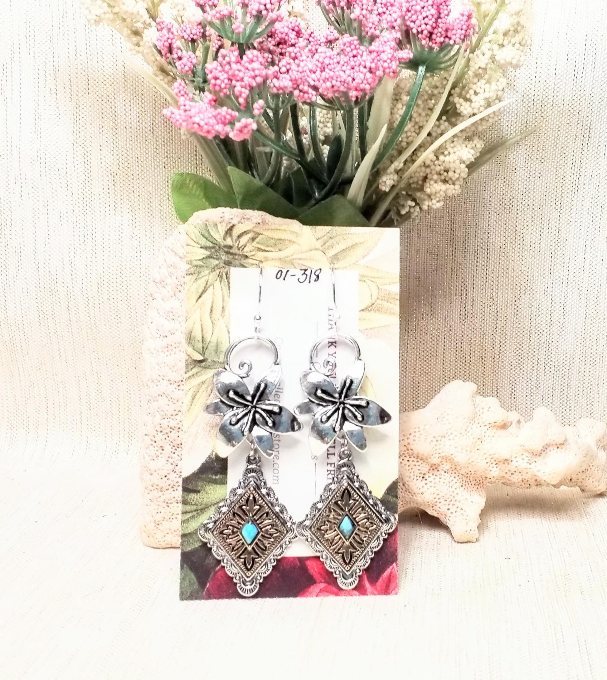 Earrings Handcrafted By Carmel Collectibles Stylish Western Accessory Always FREE Domestic SHIPPING