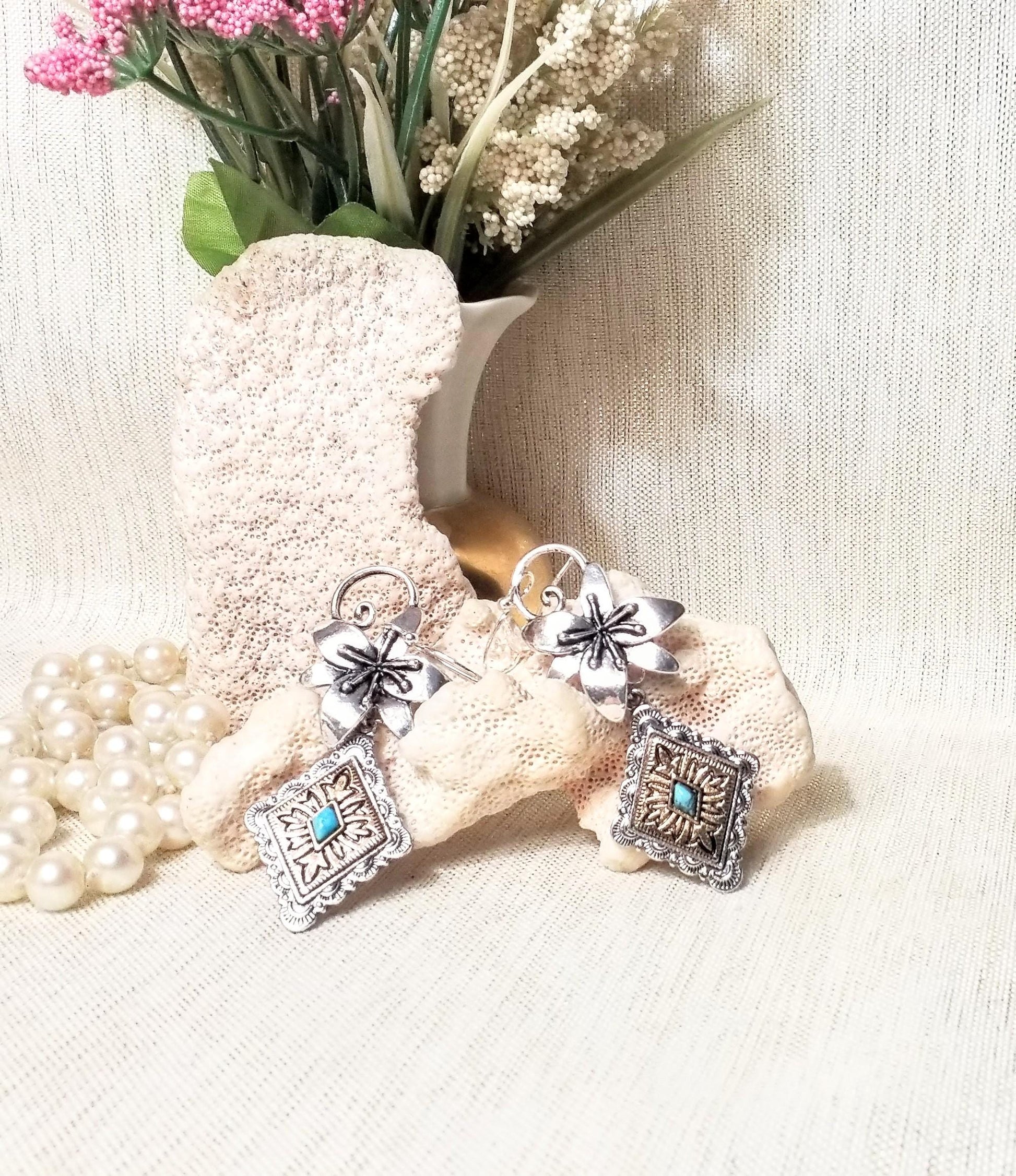 Earrings Handcrafted By Carmel Collectibles Stylish Western Accessory Always FREE Domestic SHIPPING