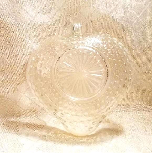 Vintage Heart Shaped Candy Dish White Milk Glass Rim And Always FREE Domestic SHIPPING