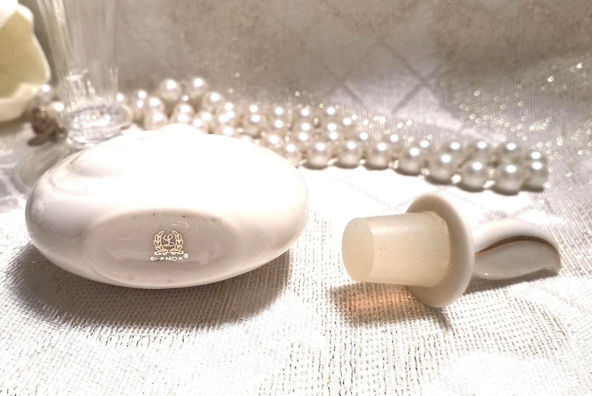 Vintage Lenox Swan Perfume Bottle And Handcrafted Egyptian Bottle Set And Always FREE Domestic SHIPPING For You