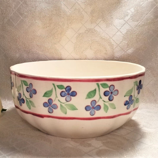 Large Vintage Bowl 1940s Made In Germany Farmhouse And Country Kitchen Decor Excellent Salad Or Mixing Bowl Always FREE Domestic SHIPPING